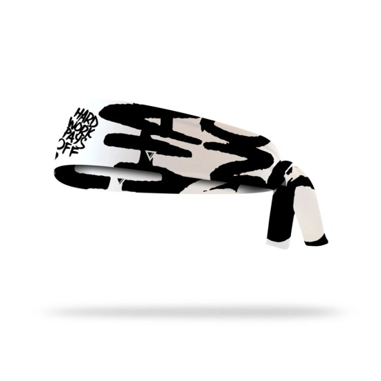 
                                        Лента за глава с две лица HARD WORK PAYS OFF 21 BLACK - Lithe