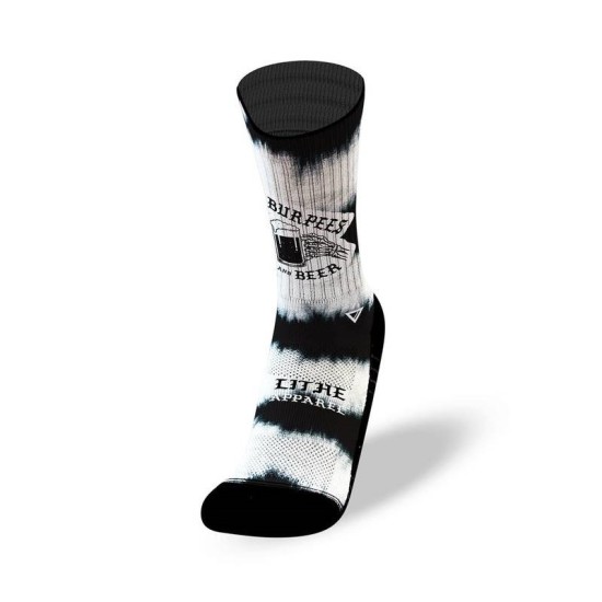 
                                        Sport socks  BURPEES / BEER-Lithe - TIE DYE