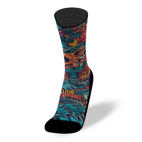 
                                        Sport socks SKULL & SNAKES Lithe