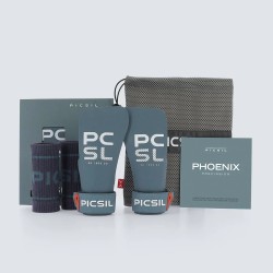 Phoenix SS25  grips No holes Aqua  PicSil 