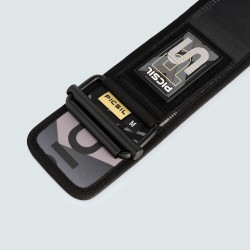 Колан за вдигане на тежести LockPro Lumbar Belt-Черен-PicSil 