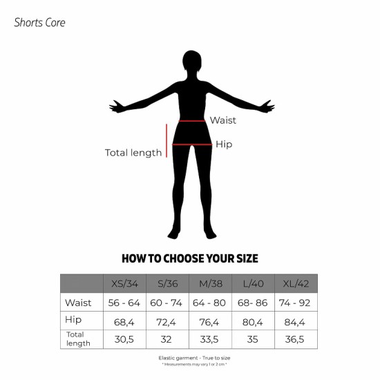 
                                        Woman Tights Short PicSil Powered Dirt