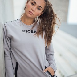 Дамска спортна блуза Picsil -Сива