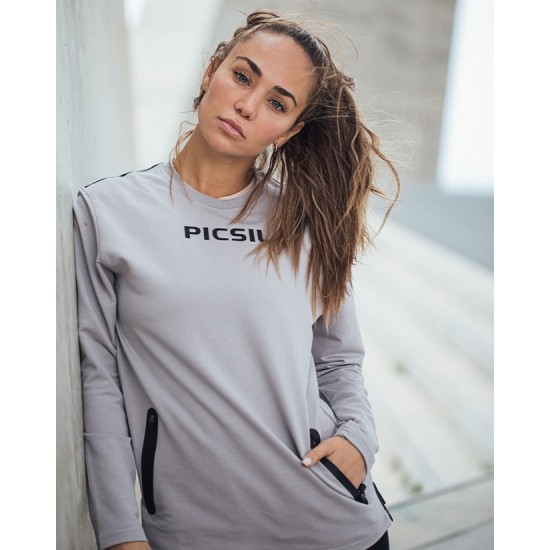 
                                        Дамска спортна блуза Picsil -Сива
