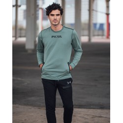 Мъжка спортна блуза Picsil -Зелена