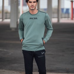 Мъжка спортна блуза Picsil -Зелена