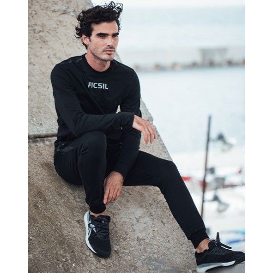 
                                        Мъжка спортна блуза Picsil -Черна