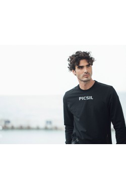 Мъжка спортна блуза Picsil -Черна