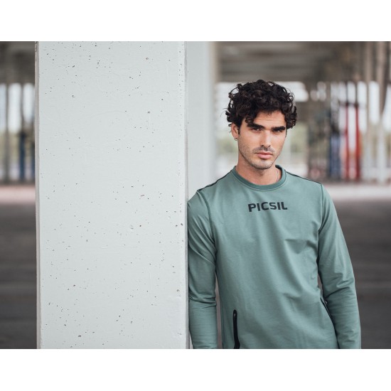 
                                        Мъжка спортна блуза Picsil -Зелена