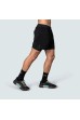 Shorts with compression mesh 2 in 1 man Premium Black -Picsil Cross-Training
