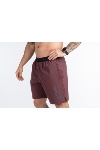 Man Premium Shorts Burgundy red Cross-Training