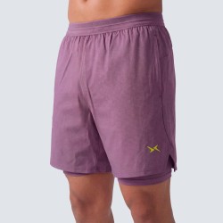 Къси панталони с клин Men's 2in1 Performance SS26 Picsil-Grape-Picsil