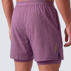 Къси панталони с клин Men's 2in1 Performance SS26 Picsil-Grape-Picsil