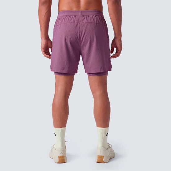 
                                        Къси панталони с клин Men's 2in1 Performance SS26 Picsil-Grape-Picsil