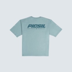 Мъжка тениска Oversize T-Shirt Men Lifestyle AW25-Aqua-Picsil 