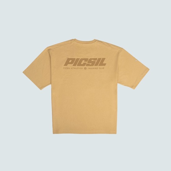 
                                        Мъжка  тениска Oversize T-Shirt Men Lifestyle AW25-Mocha-Picsil