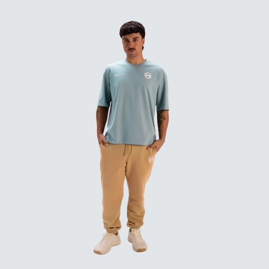 
                                        T-shirt Oversize T-Shirt Men Lifestyle AW25-Aqua-Picsil