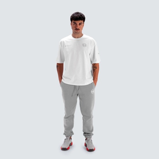 
                                        Мъжка  тениска Oversize T-Shirt Men Lifestyle AW25-White-Picsil