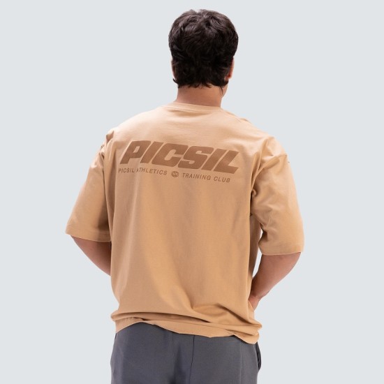 
                                        Мъжка  тениска Oversize T-Shirt Men Lifestyle AW25-Mocha-Picsil