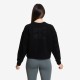 
                                        Дамска спортна блуза Picsil Crop Jersey Sweatshirt-Черна