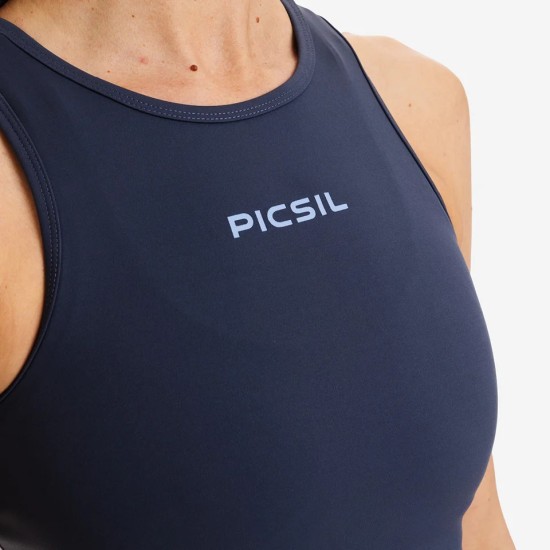 
                                        Спортно бюстие Crop Top Picsil Navy - За Cross-Training и фитнес