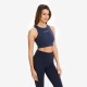 
                                        Спортно бюстие Crop Top Picsil Navy - За Cross-Training и фитнес