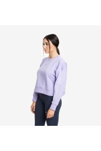 Women's Picsil Crop Jersey Sweatshirt-Lilac