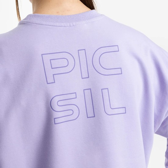 
                                        Women's Picsil Crop Jersey Sweatshirt-Lilac