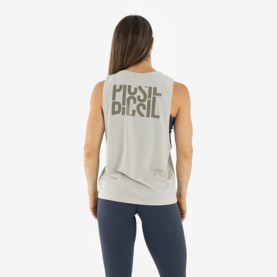 
                                        Tank T-shirt Picsil Picsil Premium Sandstone Woman