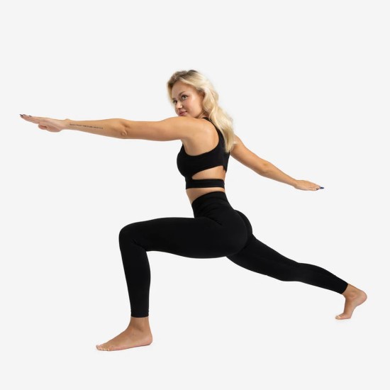 
                                        Women Sports Bra with V-Neck Tank Sports Black Picsil - Perfect for Cross-Training and Fitness