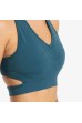 Women Sports Bra with V-Neck Tank Sports Midnight Picsil - Perfect for Cross-Training and Fitness Cross-Training
