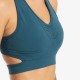 
                                        Women Sports Bra with V-Neck Tank Sports Midnight Picsil - Perfect for Cross-Training and Fitness