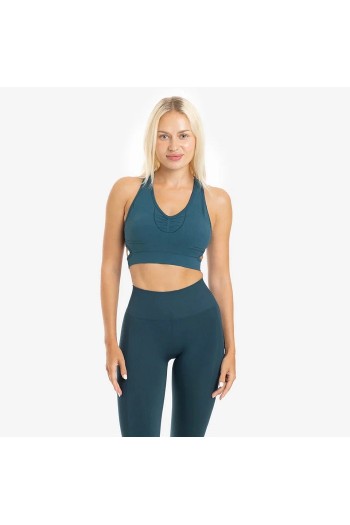 Women Sports Bra with V-Neck Tank Sports Midnight Picsil - Perfect for Cross-Training and Fitness Cross-Training