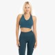 
                                        Women Sports Bra with V-Neck Tank Sports Midnight Picsil - Perfect for Cross-Training and Fitness