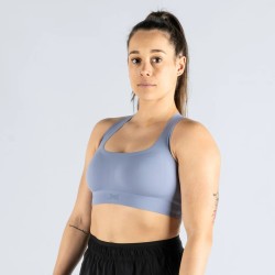 Безшевен спортен сутиен за жени Flow Seamless Bra-Amethyst- Picsil