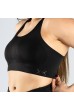 Women’s Comfort Seamless Bra-Black-Picsil Cross-Training