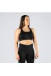 Women’s Comfort Seamless Bra-Black-Picsil Cross-Training