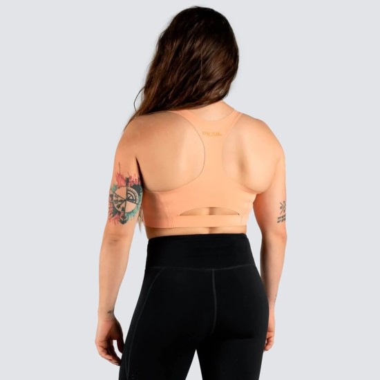 
                                        Безшевен спортен сутиен за жени Comfort Seamless Bra-Amber- Picsil