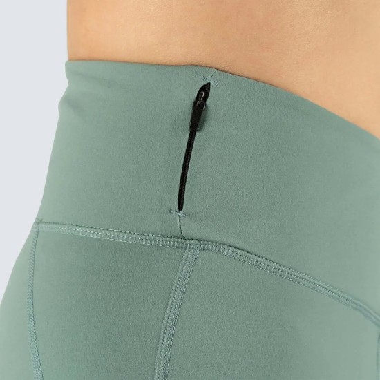 
                                        Women's Long Ankle-Length Legings -Picsil-Green