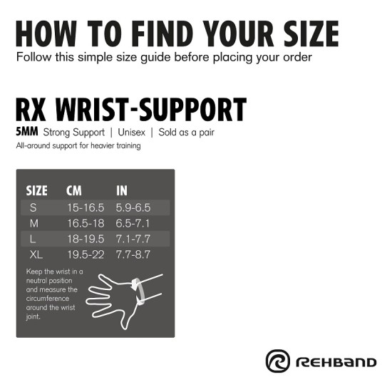
                                        Неопренови Накитници REHBAND 5mm Черен