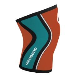Наколенка REHBAND RX 5mm (1 брой)- Orange/Teal 
