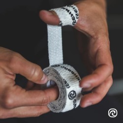 Тейп за пръсти RX Athletic Power-Wrap 25mm, Hookgrip Tape-REHBAND-3бр в опаковка-Бял