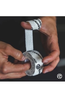Тейп за пръсти RX Athletic Power-Wrap 25mm, Hookgrip Tape-REHBAND-3бр в опаковка-Бял