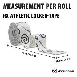 Тейп за пръсти RX Athletic Locker-Tape, Sport Tape-REHBAND-1бр-Бял