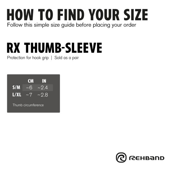
                                        Rx Thumb Sleeve-REHBAND