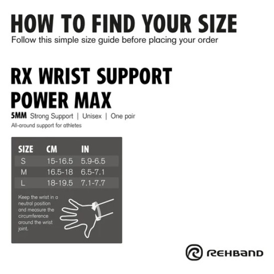 
                                        Set Неопренови Накитници Power Max  REHBAND 5mm Черени