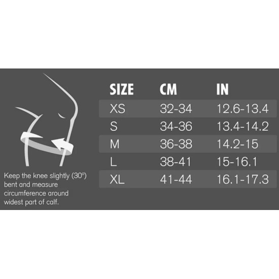 
                                        Rehband QD Shin & Calf Compression Sleeve 3 mm – Single Piece