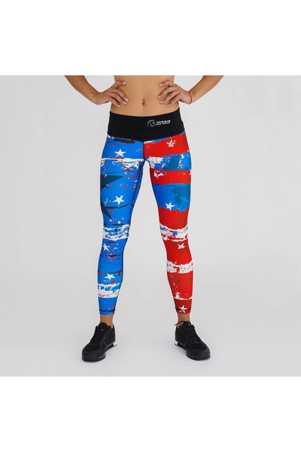 Xtamina tights (Red, White and Blue 