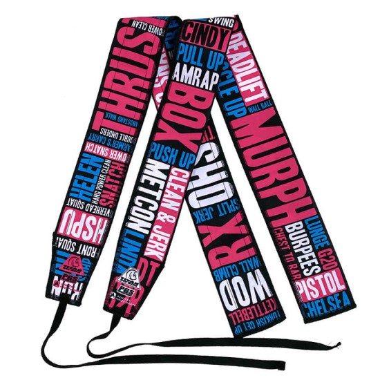 
                                        Agilitas Wrist Wraps (Box Lingo 3 Pink/Blue) Titan Box Wear