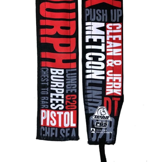 
                                        Agilitas Wrist Wraps (Box Lingo 3 Orange/Green) Titan Box Wear